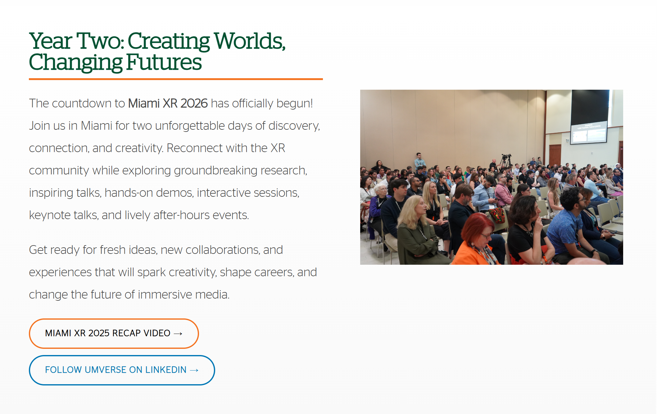 Miami XR 2026 Conference