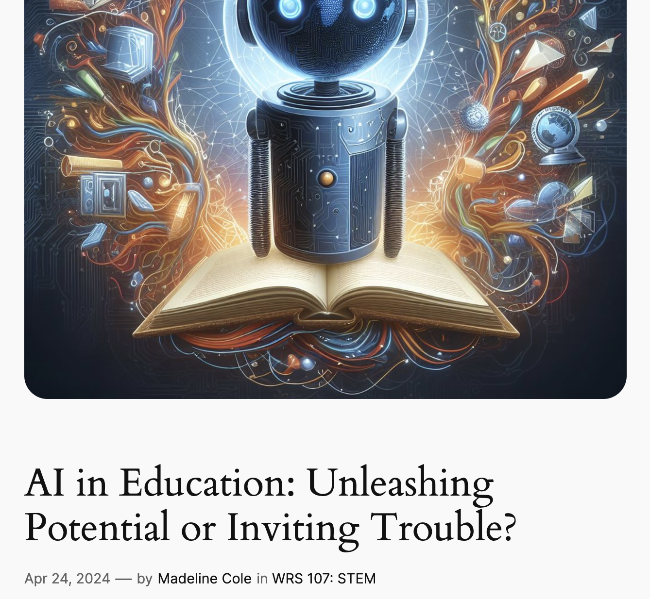 WordPress AI Education